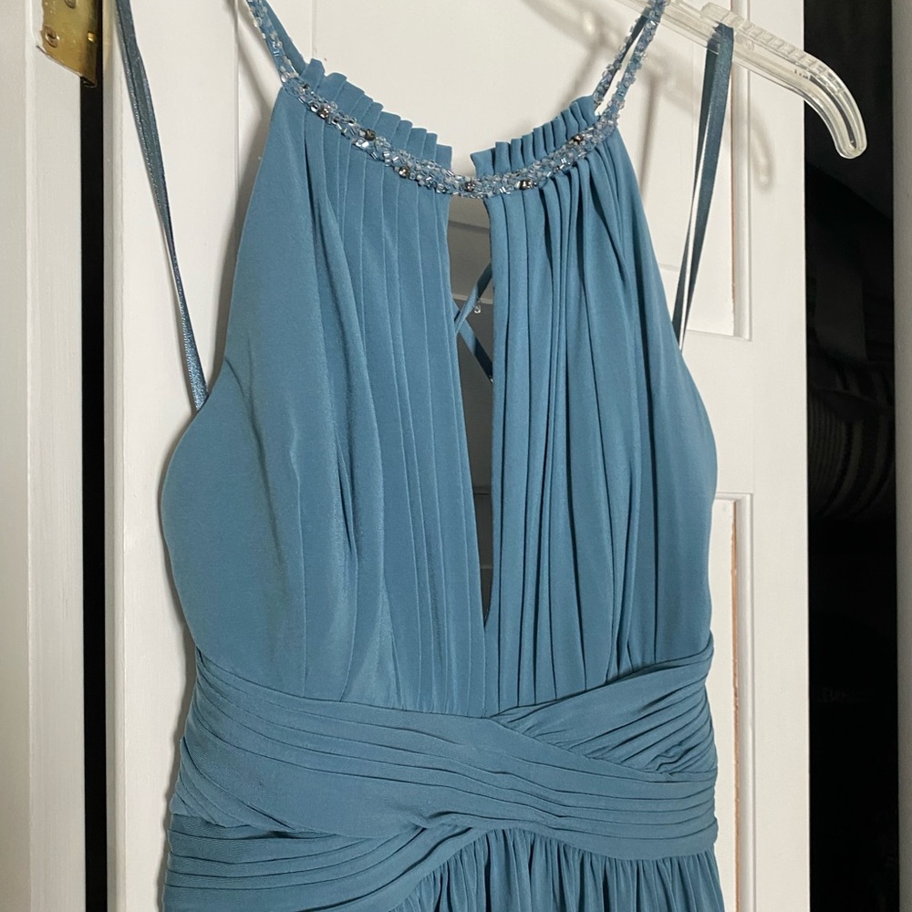 Slate Blue BCBG Formal Dress